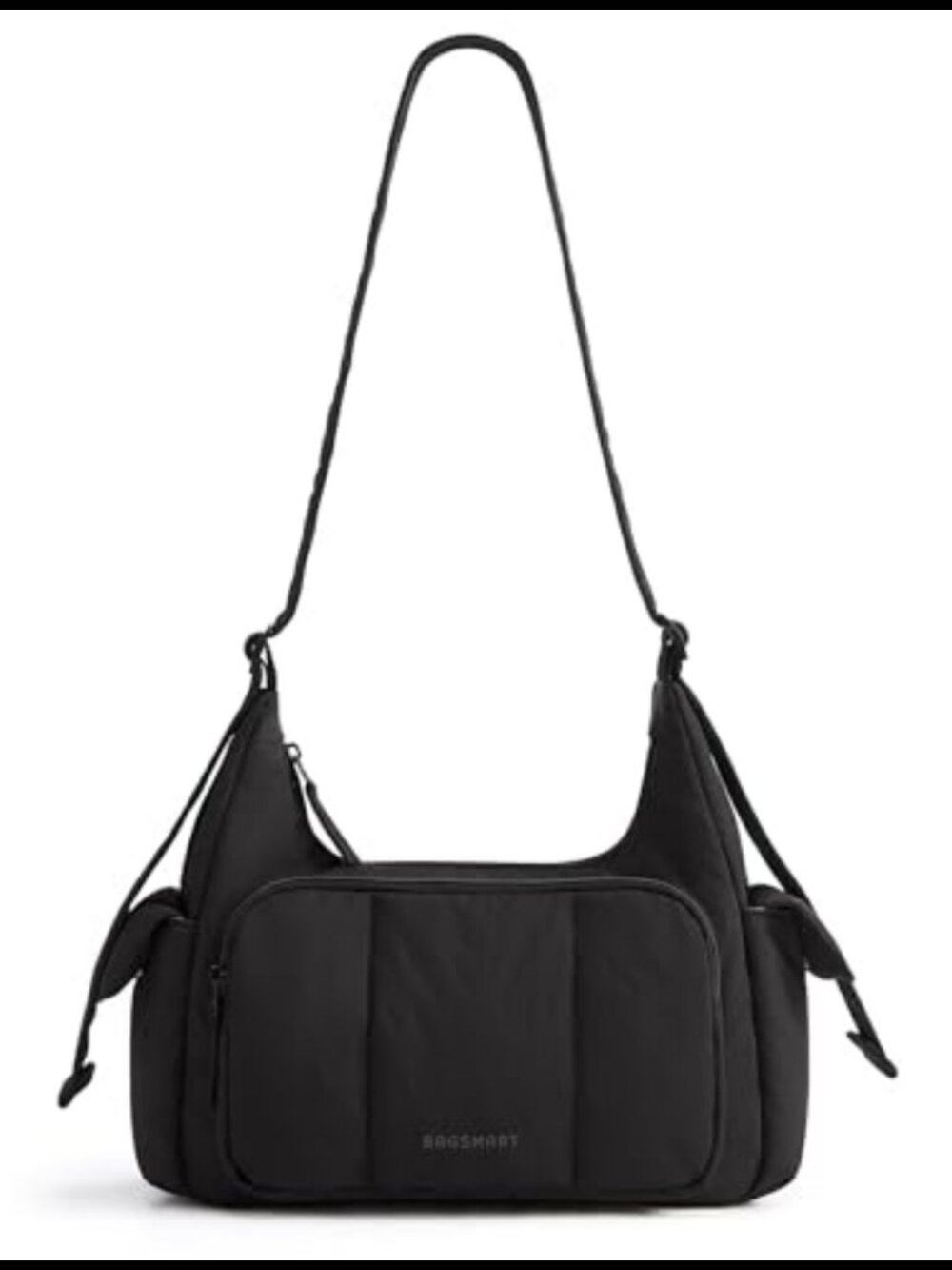Waterproof Nylon Crossbody Hobo Bag Small Puffer Purse Adjustable Strap